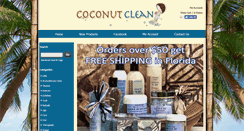 Desktop Screenshot of coconutclean.com